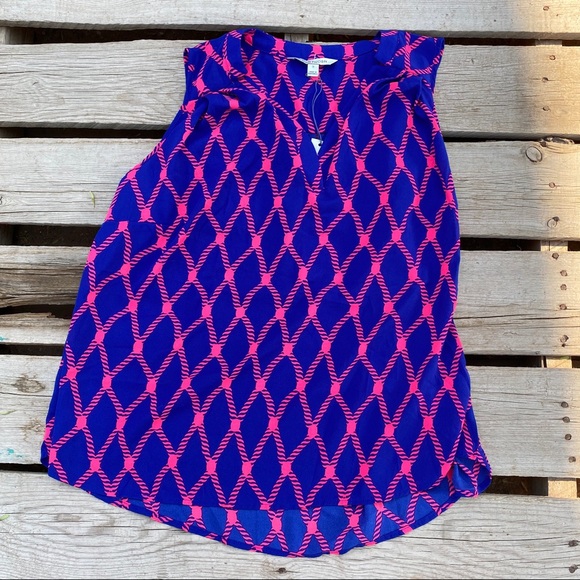 Nwt Stitch Fix 41 hawthorn pink blue plus size - Picture 2 of 9